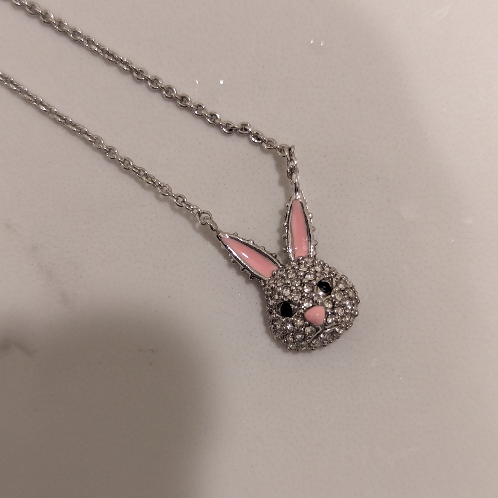 Kate spade bunny necklace